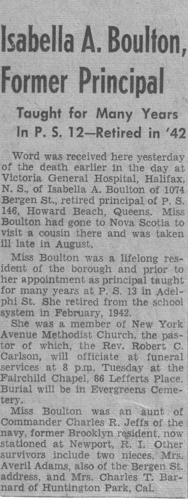newspaper clipping
